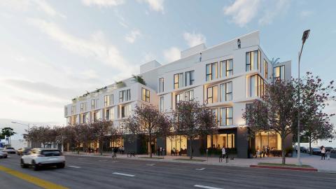 Rendering of 7951 Beverly Boulevard