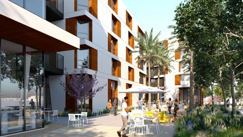 Rendering of the Hillside North project