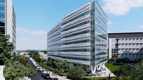 Rendering of the USC Discovery and Translation Hub Building