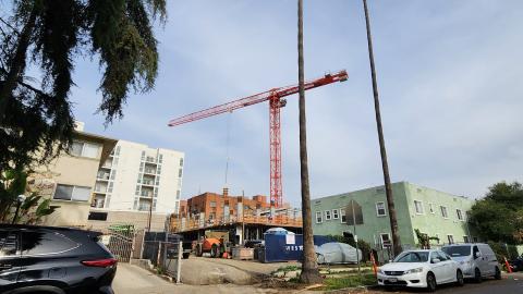 Construction at 1657 N. Western Avenue