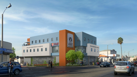 Rendering of LAFLA's new East LA Office