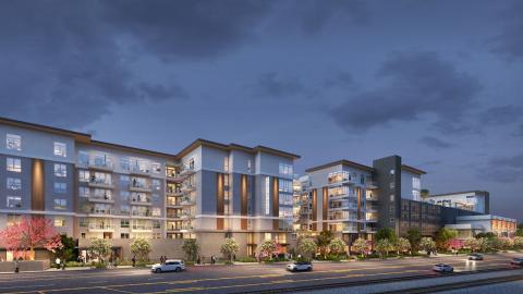Rendering of Burbank Aero Crosings