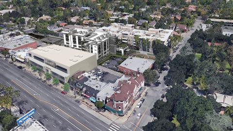 Aerial view of ParkPointe Encino