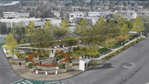 Rendering of Western Gage Median Park