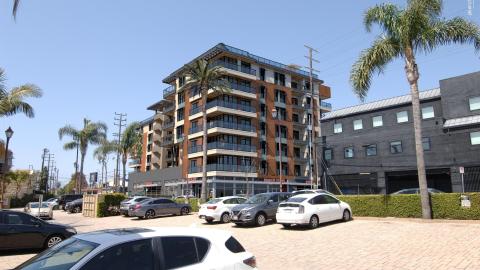 View of Beach Avenue frontage