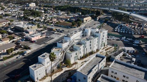 Aerial view of Isla Intersections looking southeast