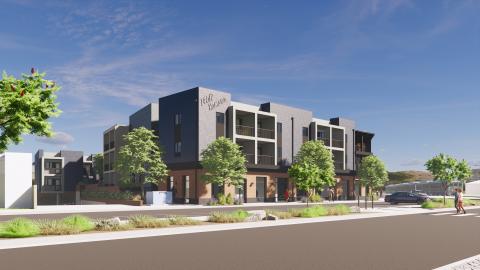 Rendering of the Esteban E. Torres Village
