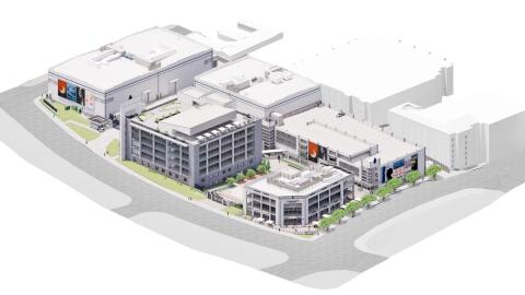 Aerial view of Stocker Street Creative