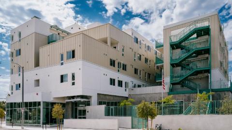 Exterior of Main Street Apartments