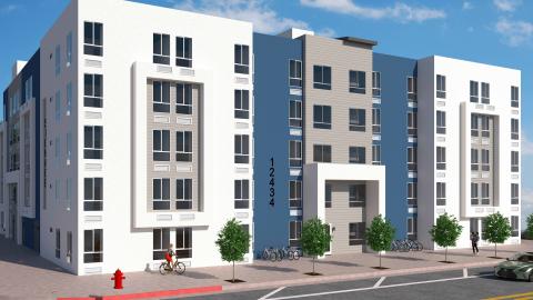 Rendering of 12434 Moorpark Street