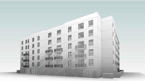 Rendering of 511 N. Hoover Street