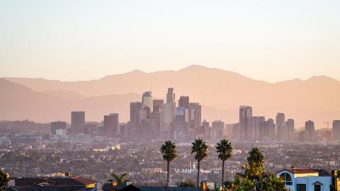 Downtown Los Angeles from Baldwin Hills