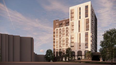 Rendering of 11027-11045 W. Strathmore Avenue