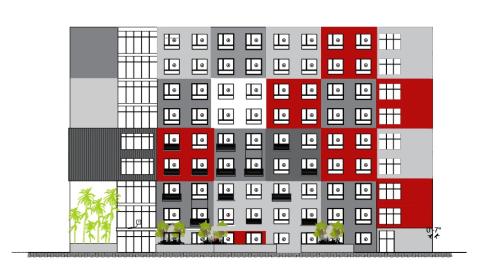 Elevation for 3501 W. 3rd Street