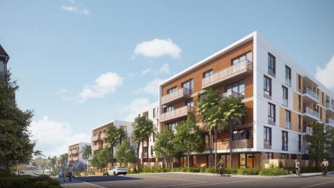 Rendering of proposed project at 1521 E. Grand Avenue
