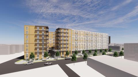Rendering of 4201 W. Pico Boulevard