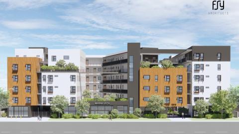 Culver Boulevard elevation