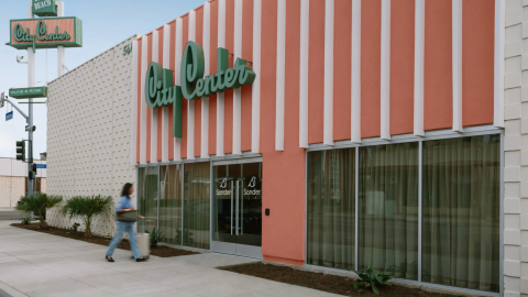 Exterior of the City Center Motel