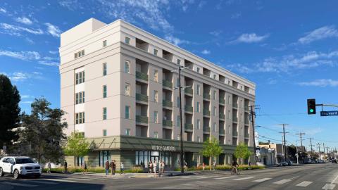 Rendering of 2150 Venice Boulevard
