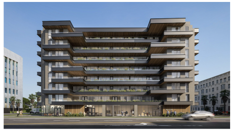 Rendering of 4135 Wilshire Boulevard