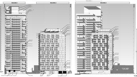 Elevation plans for 2143 E. Violet Street