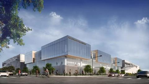Rendering of Hollywood Park Studios offices