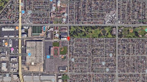 Proposed site of student housing