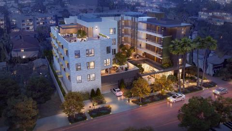 Aerial view of Marigold West