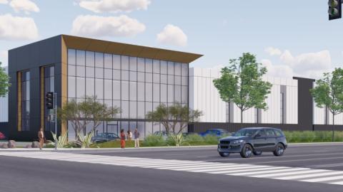 Rendering of The Irvine Fieldhouse