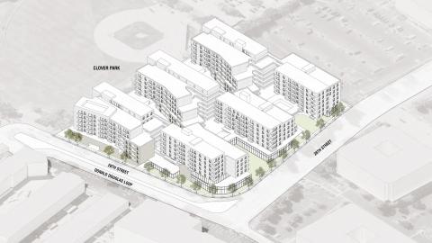 Aerial view of 2800 28th Street