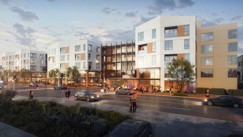 Rendering of Element LA project at 1861 S. Bundy Drive