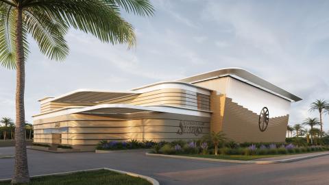 Exterior of the L.A. Sparks training facility