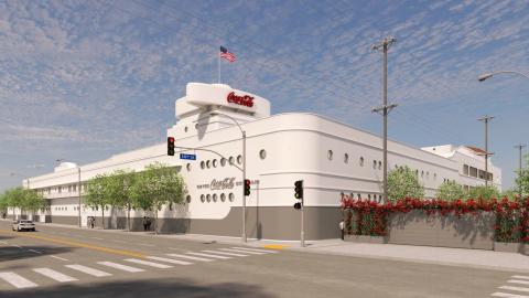 View looking northeast from Central Avenue