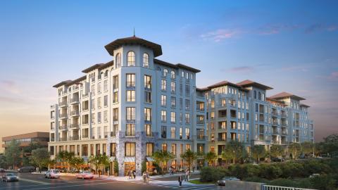 View looking southwest from Fair Oaks Avenue