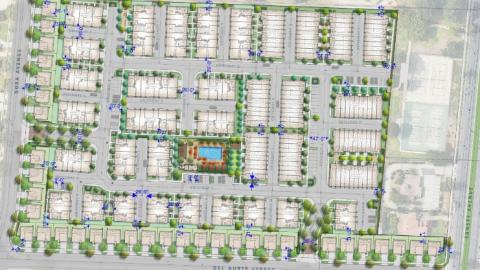 1501 Del Norte Street site plan