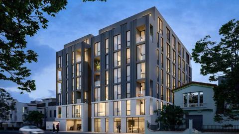 View looking southwest