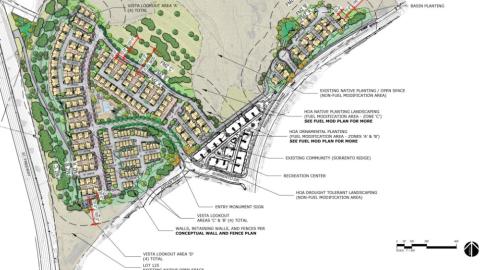 Site plan for Elephant Hill Homes
