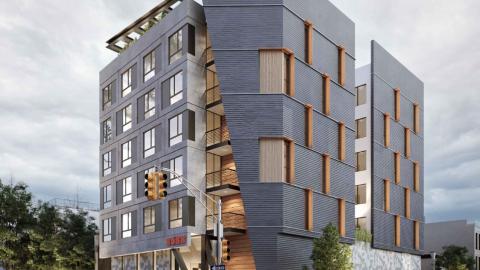 View looking southeast