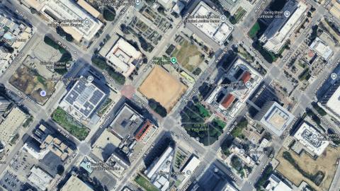 1st and Broadway park site