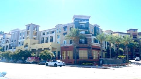 Rendering of 20600 Ventura Blvd. following conversion of retail into housing