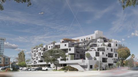 View looking northeast