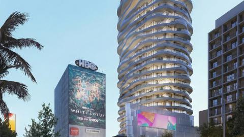 View looking southeast