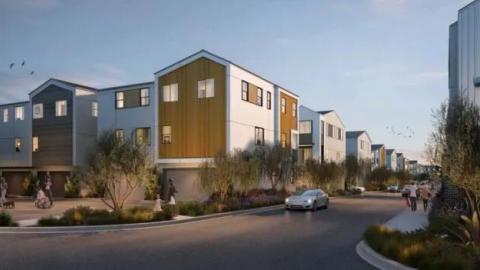 Rendering of new development