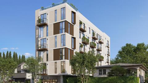 View looking southwest