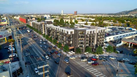 Rendering of 9010 Venice Boulevard