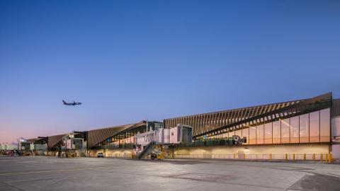 Midfield Satellite Concourse South exterior