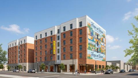 View looking northeast