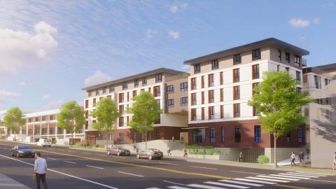 View looking northwest