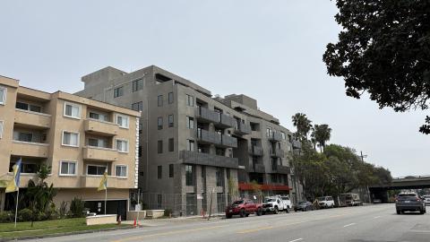 View looking southeast