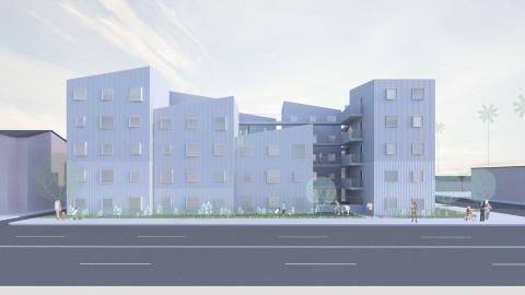 Rendering of 828 W. Anaheim Street